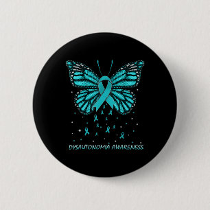 Dysautonomia Awareness Butterfly T-Shirt86 Button