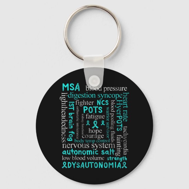 Dysautonomia Awareness Month dysautonomia patient  Keychain (Front)