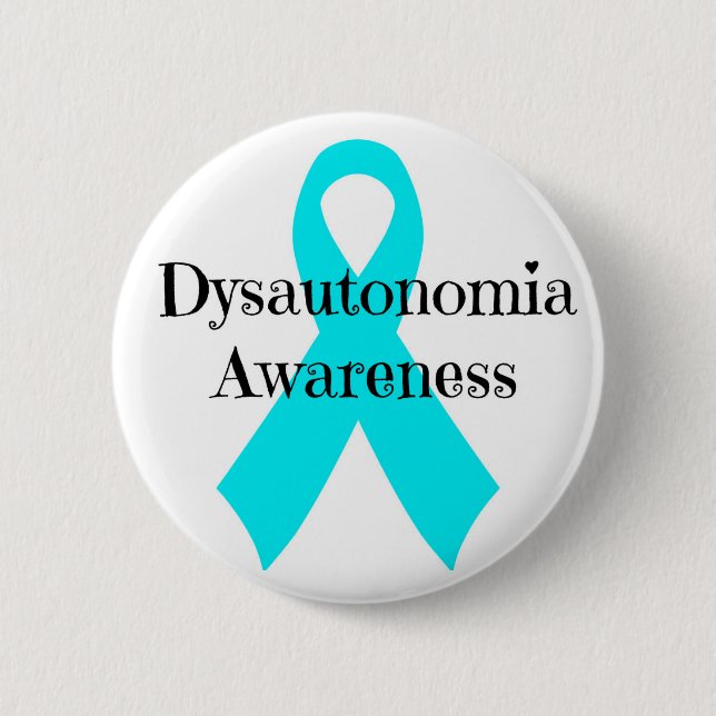Dysautonomia Awareness Pinback Button (Front)