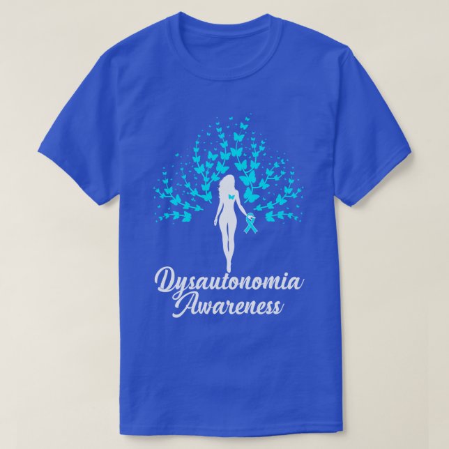 Dysautonomia Awareness Warrior Survivor T-Shirt (Design Front)