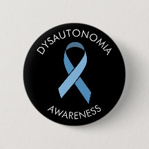 Dysautonomia Blue Awareness Ribbon Pin