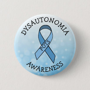 Dysautonomia Blue Awareness Ribbon Pin