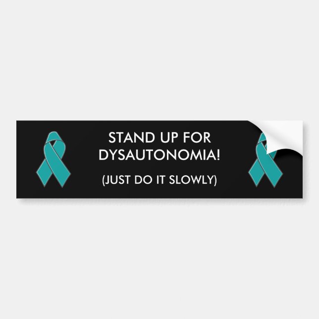 DYSAUTONOMIA - bumper sticker (Front)
