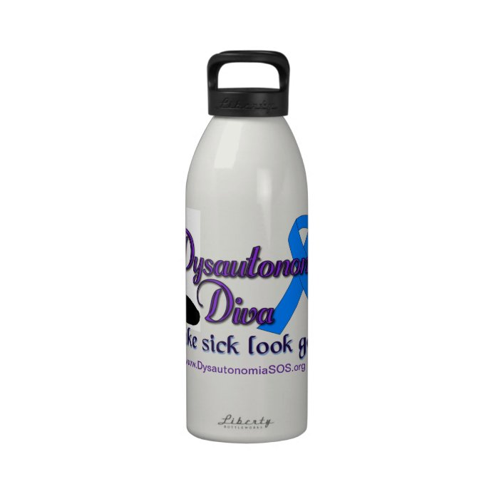 Dysautonomia Diva Water Bottle   BPA Free