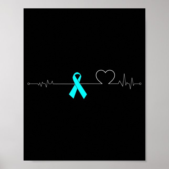 Dysautonomia Heartbeat Pulse EKG NCS Strong POTS M Poster (Front)