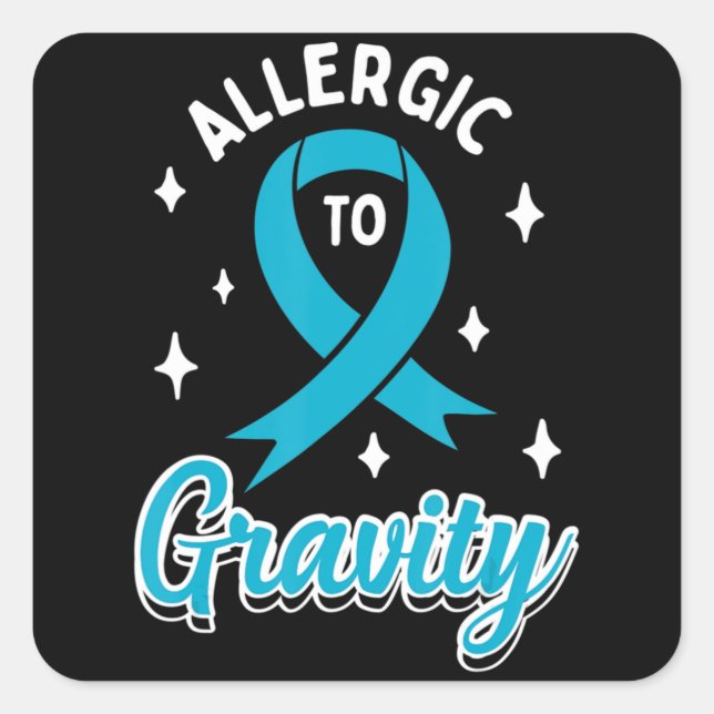 Dysautonomia POTS Awareness T-Shirt40  Square Sticker (Front)
