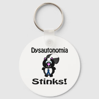 Dysautonomia Stinks Skunk Awareness Design Keychain