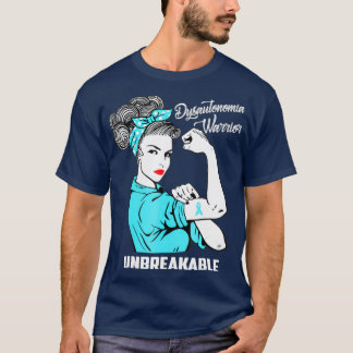 Dysautonomia Warrior Unbreakable Awareness Gift T-Shirt