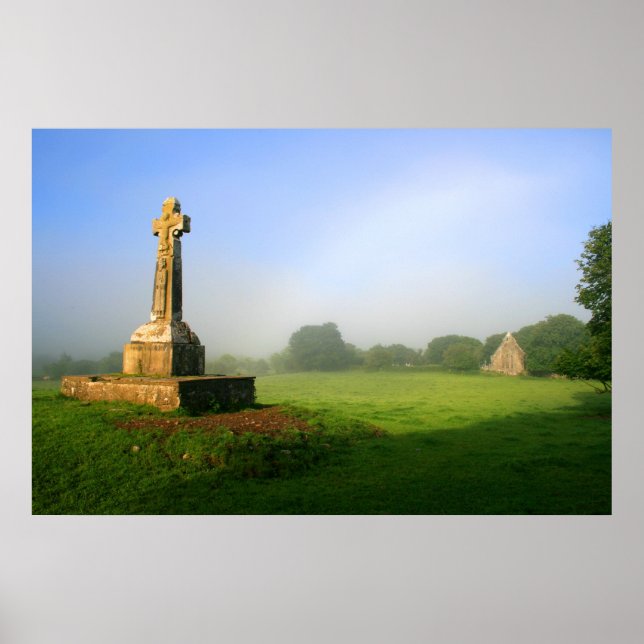 Dysert O Dea Celtic Cross Poster (Front)