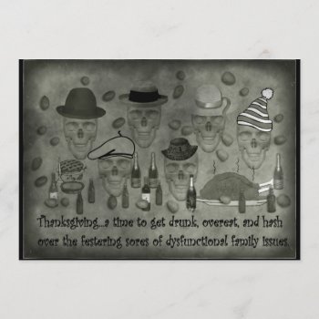 Dysfunctional Family Diiner Invitation by Crazy_Card_Lady at Zazzle
