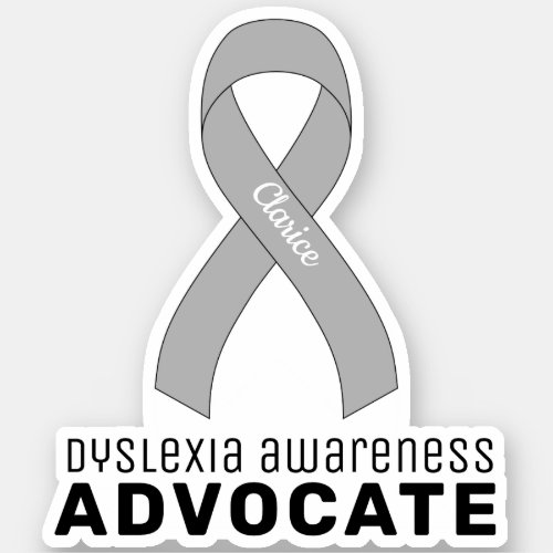 Dyslexia Awareness Advocate Vinyl Sticker