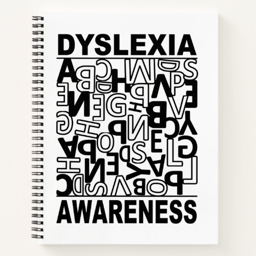 Dyslexia Awareness Dyslexia Teachers Students Notebook