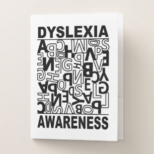 Dyslexia Awareness Dyslexia Teachers Students Pocket Folder
