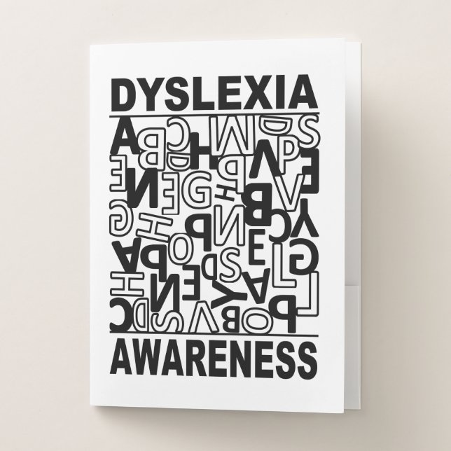 Dyslexia Awareness Dyslexia Teachers Students  Pocket Folder (Front)