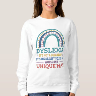 Dyslexia Awareness Dyslexic Sweatshirt