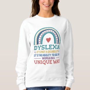 Dyslexia Awareness Dyslexic Sweatshirt
