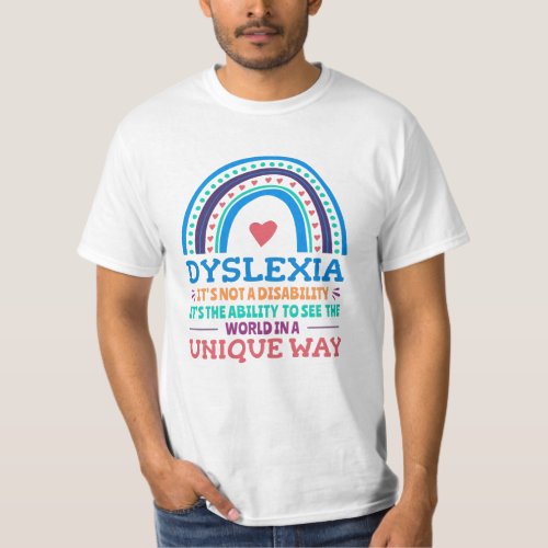 Dyslexia Awareness Dyslexic T_Shirt