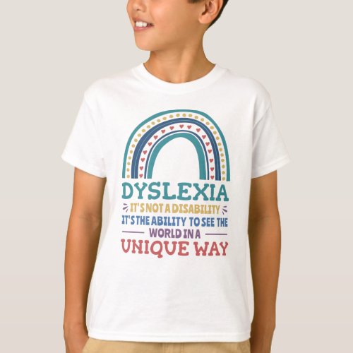 Dyslexia Awareness Dyslexic T_Shirt