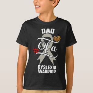 Dyslexia Awareness Leopard Buffalo Plaid Family Gi T-Shirt