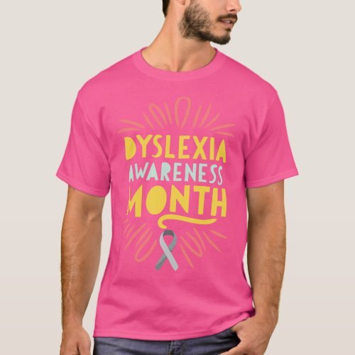 Dyslexia Awareness Month October T_Shirt