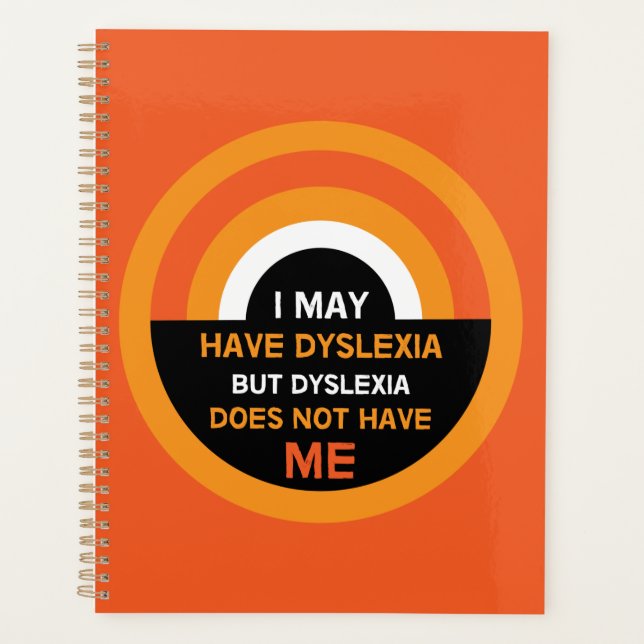 Dyslexia Awareness | Support | Dyslexic Gifts Mug Planner (Front)