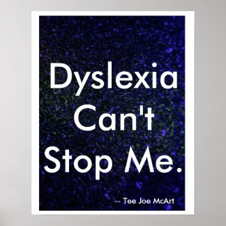 Dyslexia Posters | Zazzle