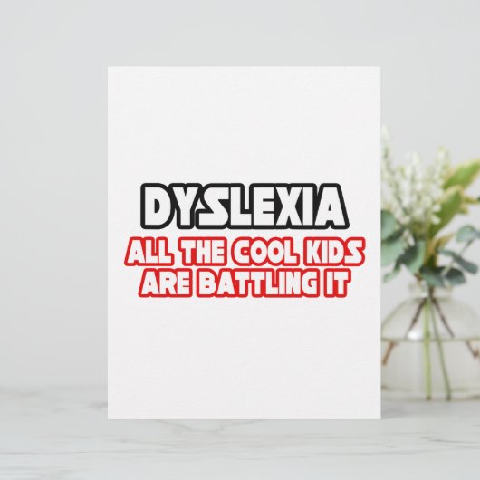 Dyslexia...Cool Kids (Standing Front)