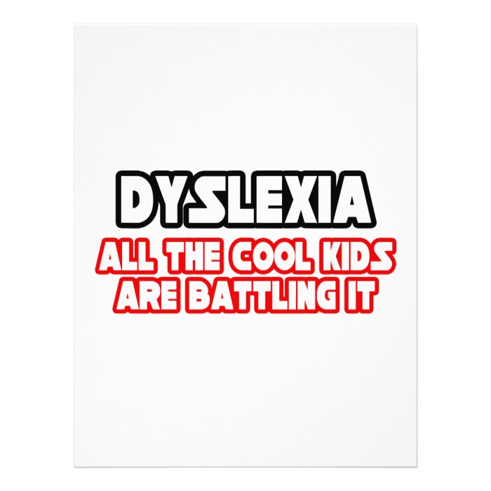 DyslexiaCool Kids Letterhead Template