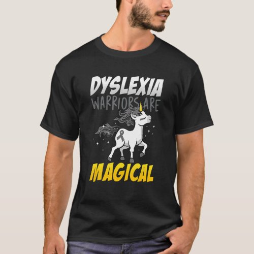 Dyslexia Magical Unicorn Learning Disability Dysle T_Shirt