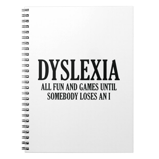 Dyslexia Notebook (Front)