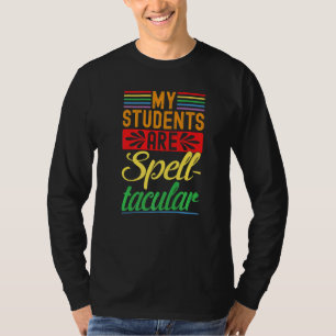 Dyslexia Teacher Awareness Dyslexic Reading Therap T-Shirt
