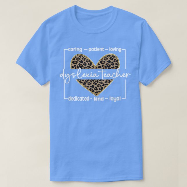 Dyslexia Teacher Dyslexic Therapy Dyslexia Teachin T-Shirt (Design Front)