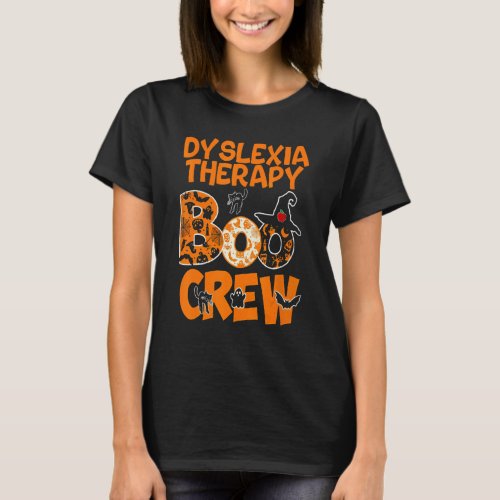 Dyslexia Therapy Teacher Halloween Costume With Cu T_Shirt