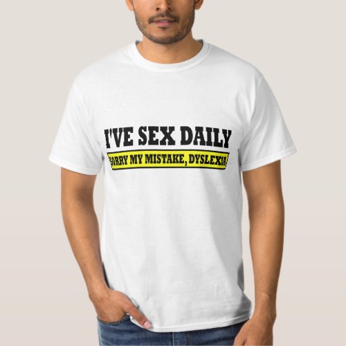 Dyslexic joke T_Shirt