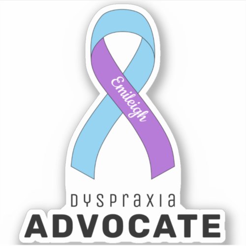 Dyspraxia Advocate Vinyl Sticker