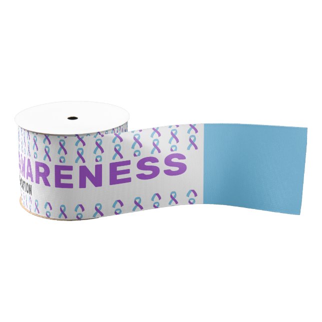 Dyspraxia Awareness Pattern Ribbon (Spool)