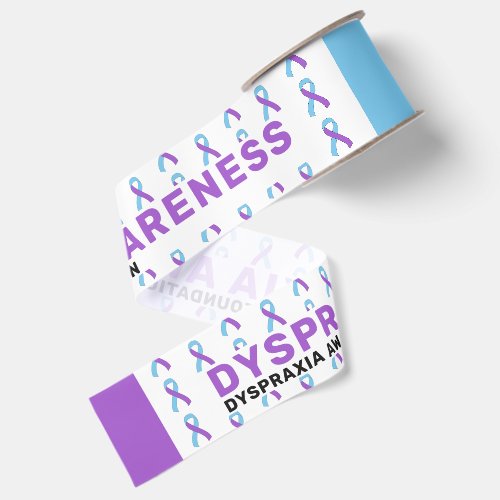 Dyspraxia Awareness Pattern Ribbon