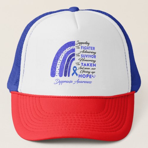 Dyspraxia Warrior Supporting Fighter Trucker Hat