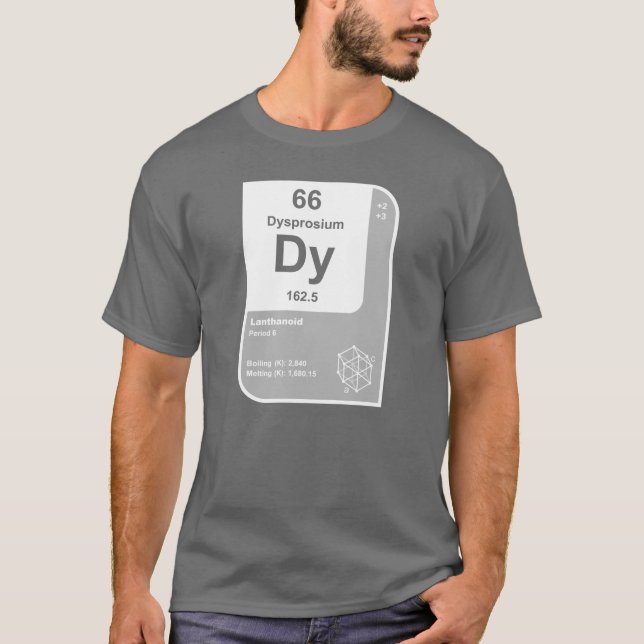 Dysprosium (Dy) T-Shirt (Front)