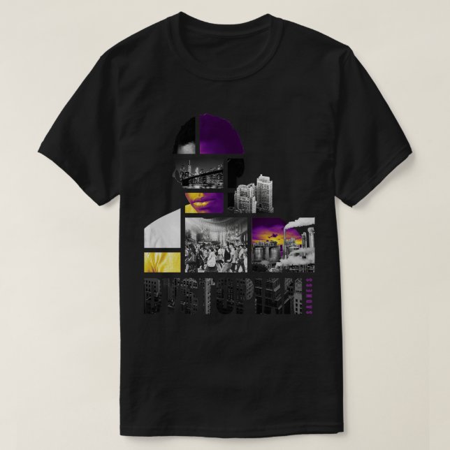 Dystopian Abstract T-Shirt (Design Front)