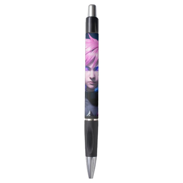 Dystopian Cyberpunk Sci-Fi Future Street Punk 01 Pen (Front Vertical)