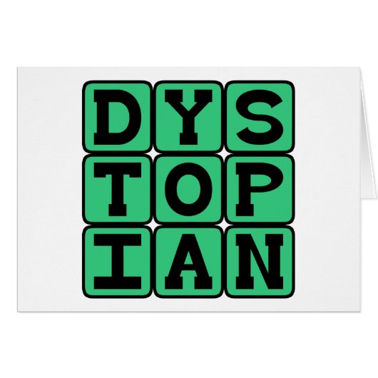 Dystopian, Miserable Society Cards (Front Horizontal)