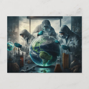 Dystopian World Experiment - Concept Art - Fantasy Postcard