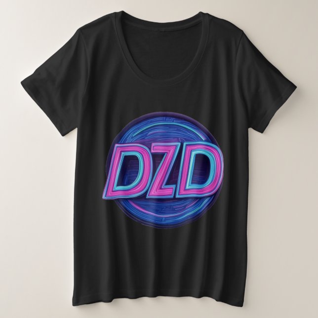 DZD Logo 80's Themed Shirt (Design Front)