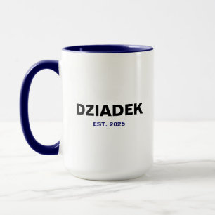 "Dziadek" Est. 2025 – The Perfect Grandpa Gift Mug