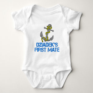 Dziadek's First Mate Baby Bodysuit