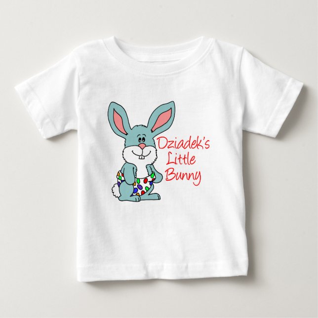 Dziadek's Little Bunny Baby T-Shirt (Front)