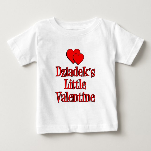 Dziadek's Little Valentine Baby T-Shirt (Front)