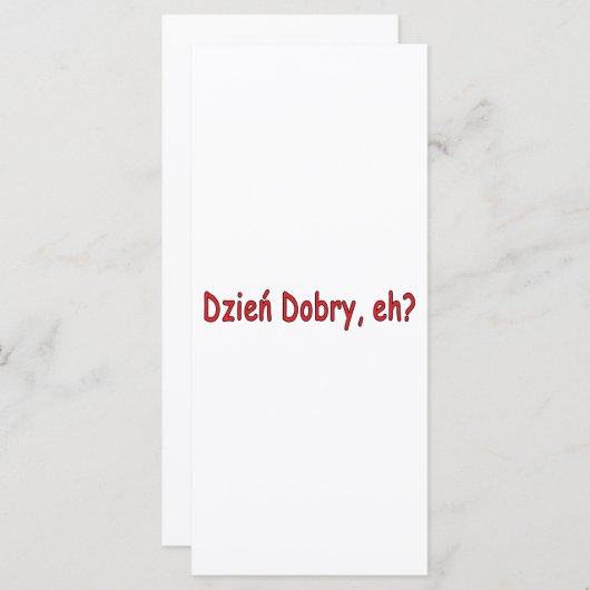 Dzien Dobry, eh? (Front/Back)