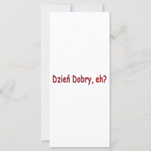 Dzien Dobry, eh? (Front)